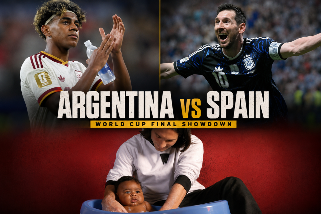 Argentina vs Spain is set for the 2026 FIFA World Cup final. Get the latest news, match preview, key players, and everything to know.